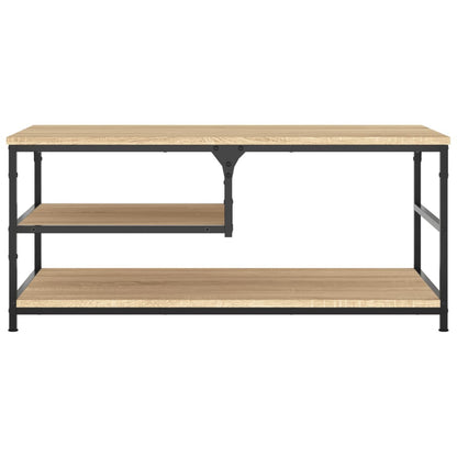 vidaXL Coffee Table Sonoma Oak 90x49x40 cm Engineered Wood 4