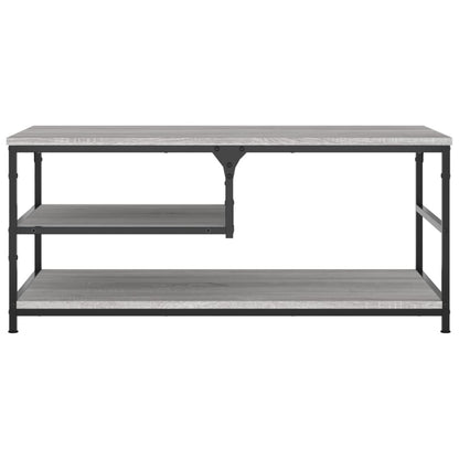 vidaXL Coffee Table Grey Sonoma 90x49x40 cm Engineered Wood 4