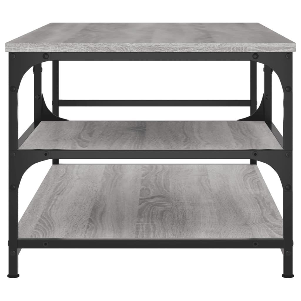 vidaXL Coffee Table Grey Sonoma 90x49x40 cm Engineered Wood 5