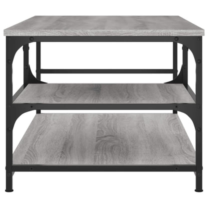 vidaXL Coffee Table Grey Sonoma 90x49x40 cm Engineered Wood 5