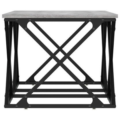 vidaXL Coffee Table Grey Sonoma 100x49x40 cm Engineered Wood 5