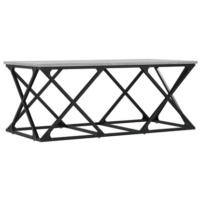 vidaXL Coffee Table Grey Sonoma 100x49x40 cm Engineered Wood 6