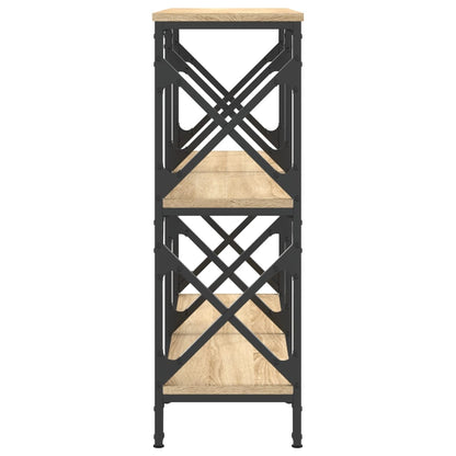 vidaXL Console Table Sonoma Oak 100x28x80.5 cm Engineered Wood 5