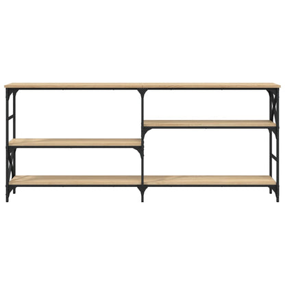 vidaXL Console Table Sonoma Oak 180x29x76.5 cm Engineered Wood 4