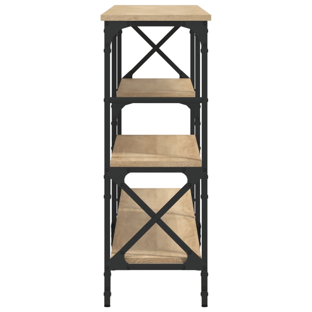 vidaXL Console Table Sonoma Oak 180x29x76.5 cm Engineered Wood 5