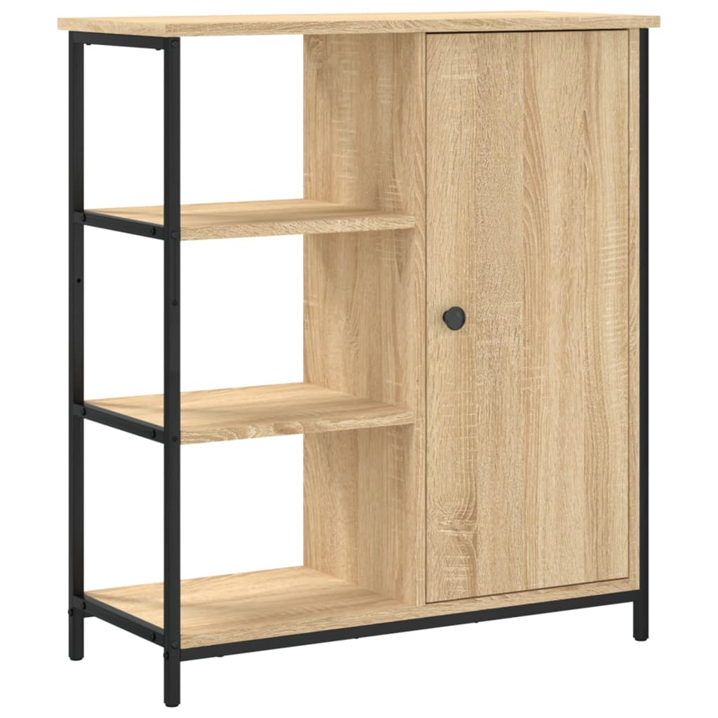 vidaXL Sideboard Sonoma Oak 70x30x80 cm Engineered Wood 2