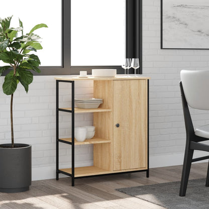 vidaXL Sideboard Sonoma Oak 70x30x80 cm Engineered Wood 1