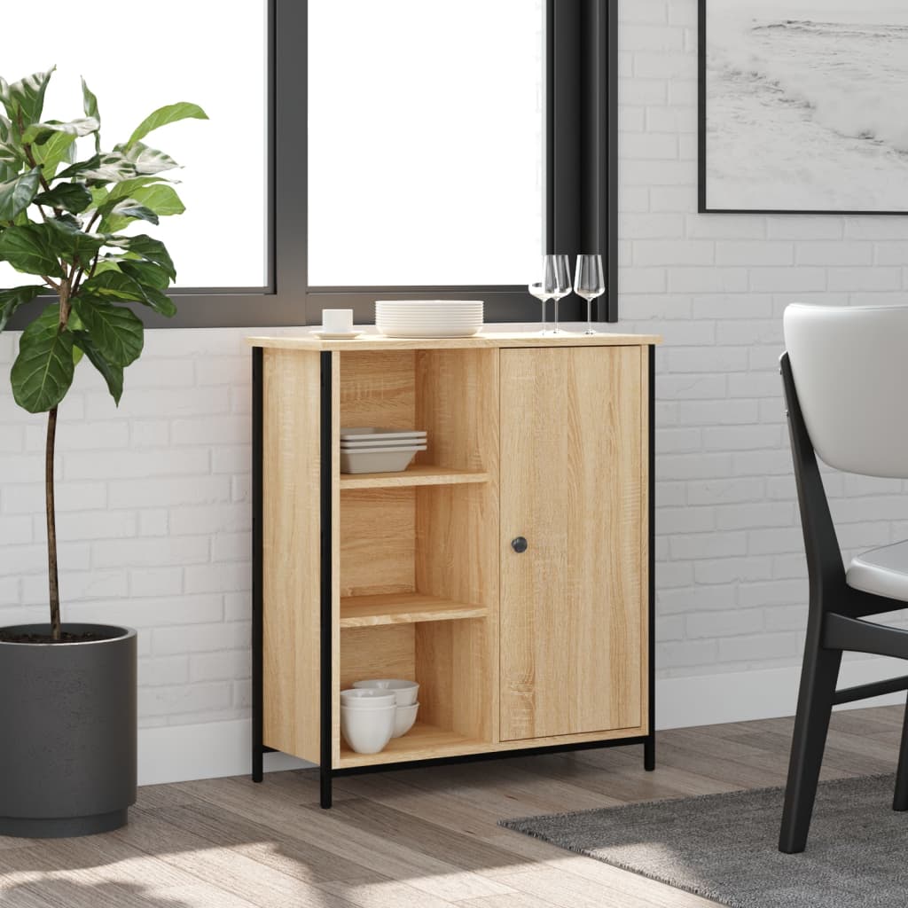 Sideboard 70x30x80 cm Engineered Wood Sonoma oak