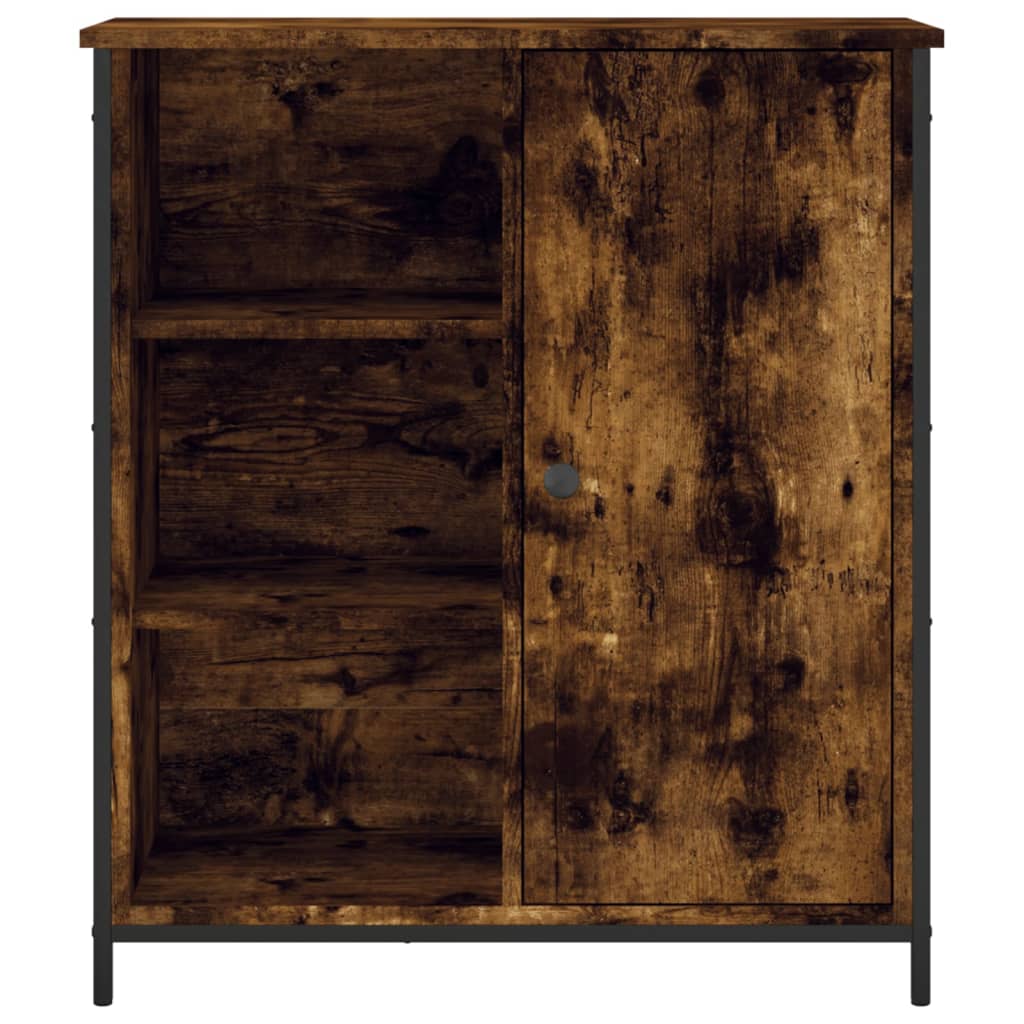 vidaXL Sideboard Smoked Oak 70x30x80 cm Engineered Wood 6