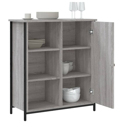 vidaXL Sideboard Grey Sonoma 70x30x80 cm Engineered Wood 4