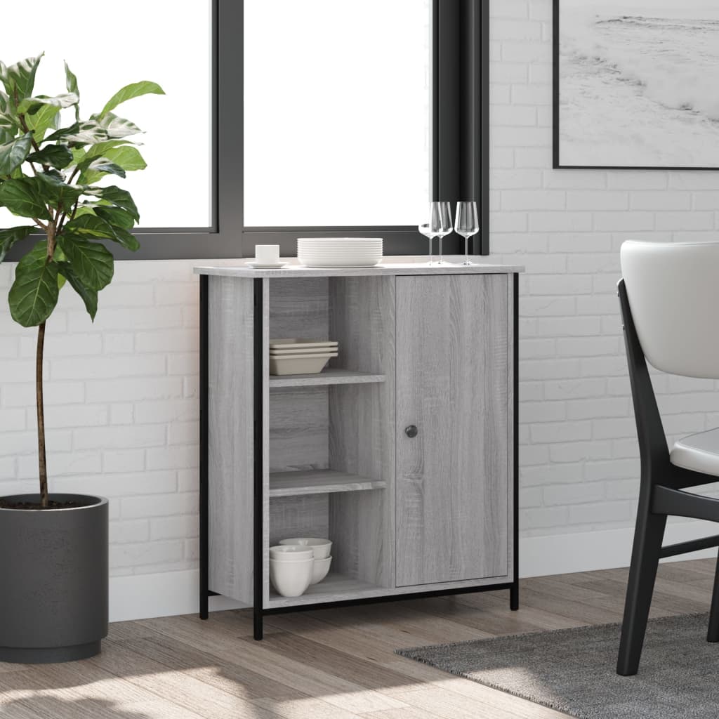 vidaXL Sideboard Grey Sonoma 70x30x80 cm Engineered Wood 1