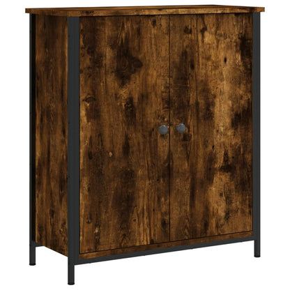 vidaXL Sideboard Smoked Oak 70x30x80 cm Engineered Wood 2