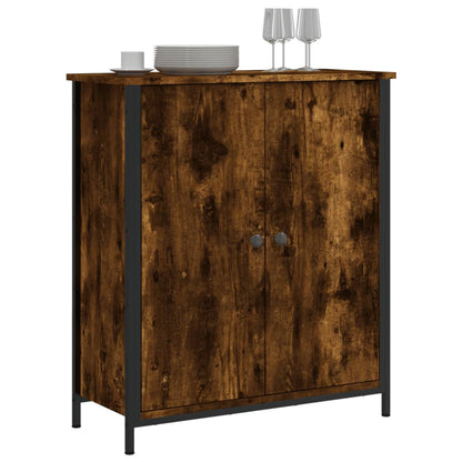 vidaXL Sideboard Smoked Oak 70x30x80 cm Engineered Wood 3