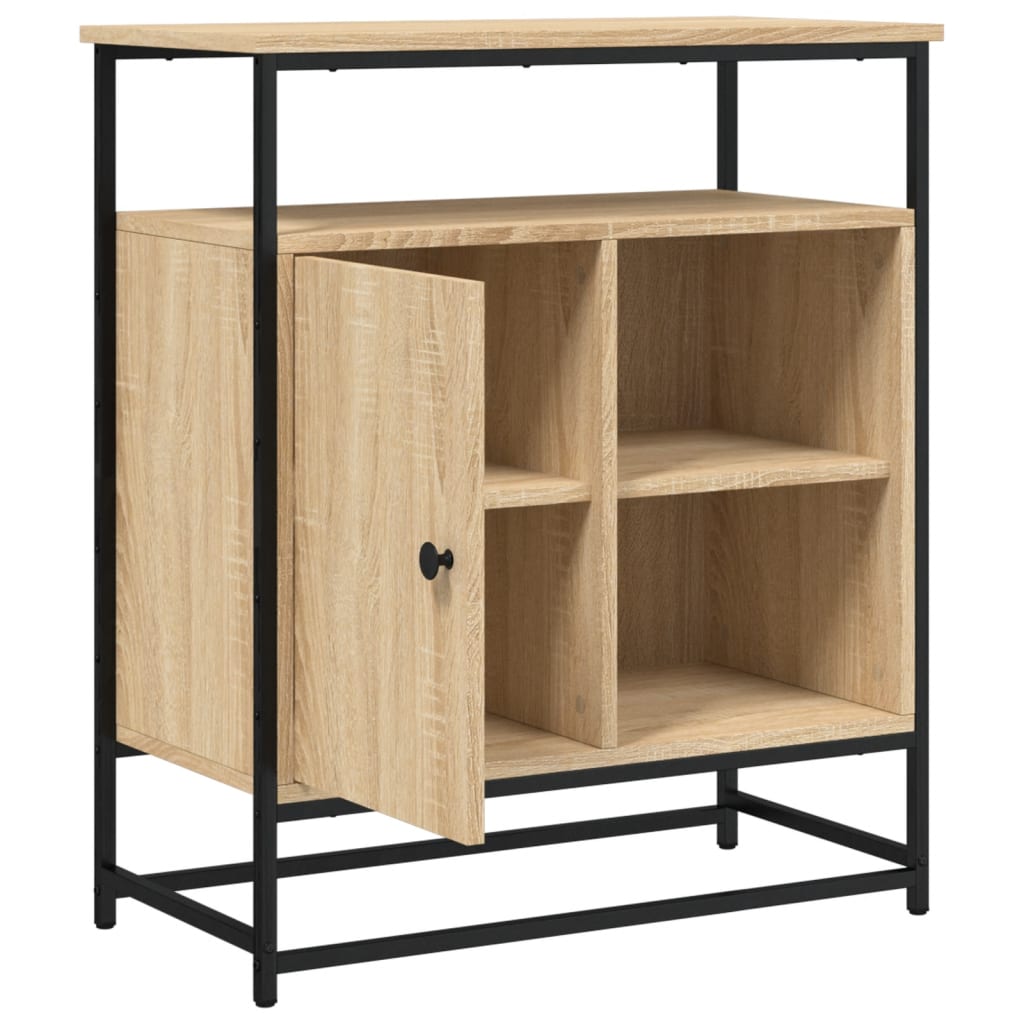 vidaXL Sideboard Sonoma Oak 69x35x80 cm Engineered Wood 5