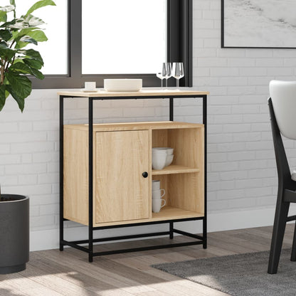 vidaXL Sideboard Sonoma Oak 69x35x80 cm Engineered Wood 1