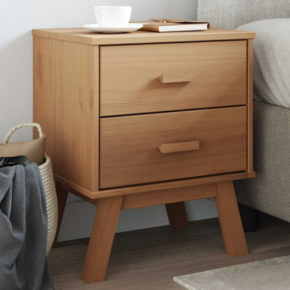 vidaXL Bedside Cabinet "OLDEN" Solid Wood Pine
