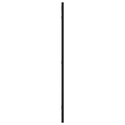 vidaXL Wall Mirror Black 40x80 cm Rectangle Iron 4