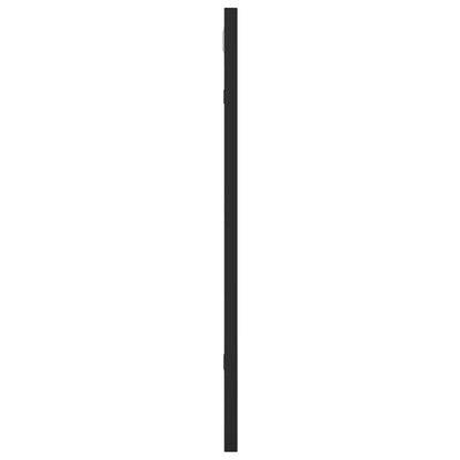 vidaXL Wall Mirror Black 40x50 cm Rectangle Iron 4