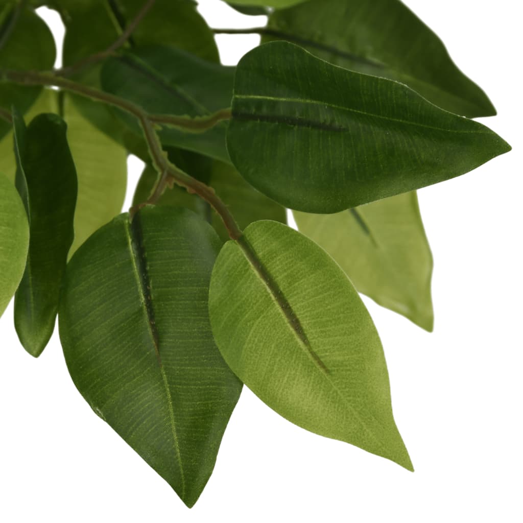 vidaXL Artificial Ficus Tree 630 Leaves 120 cm Green 3