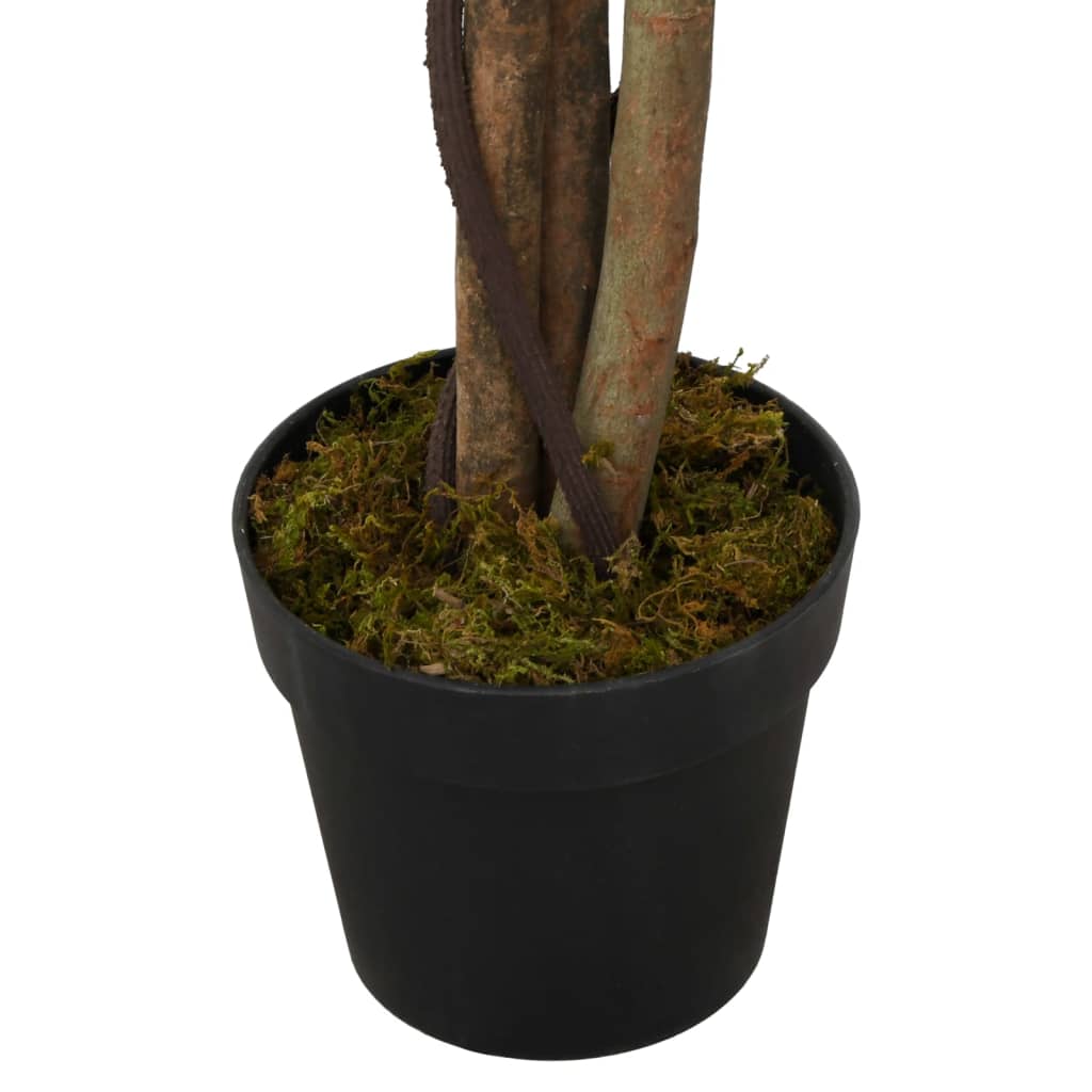 vidaXL Artificial Ficus Tree 630 Leaves 120 cm Green 4