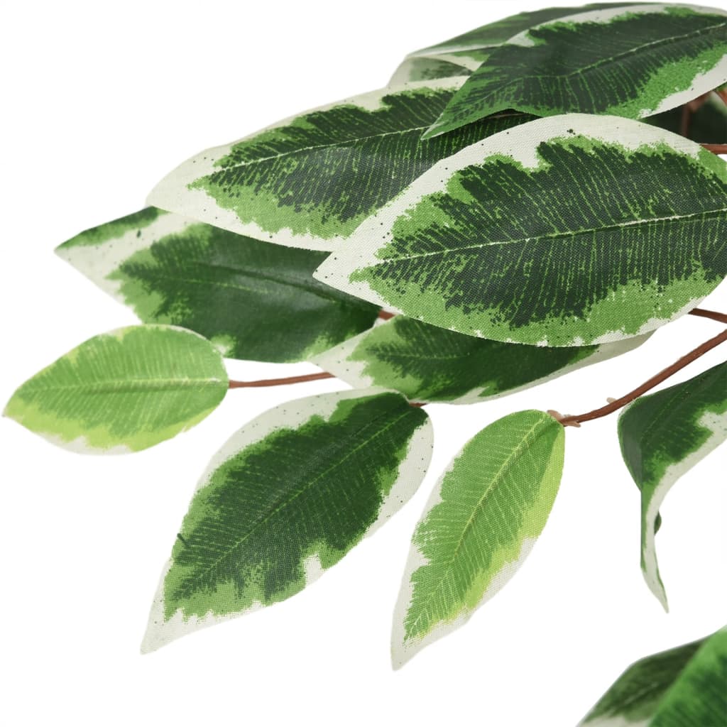 vidaXL Artificial Ficus Tree 756 Leaves 150 cm Green 3