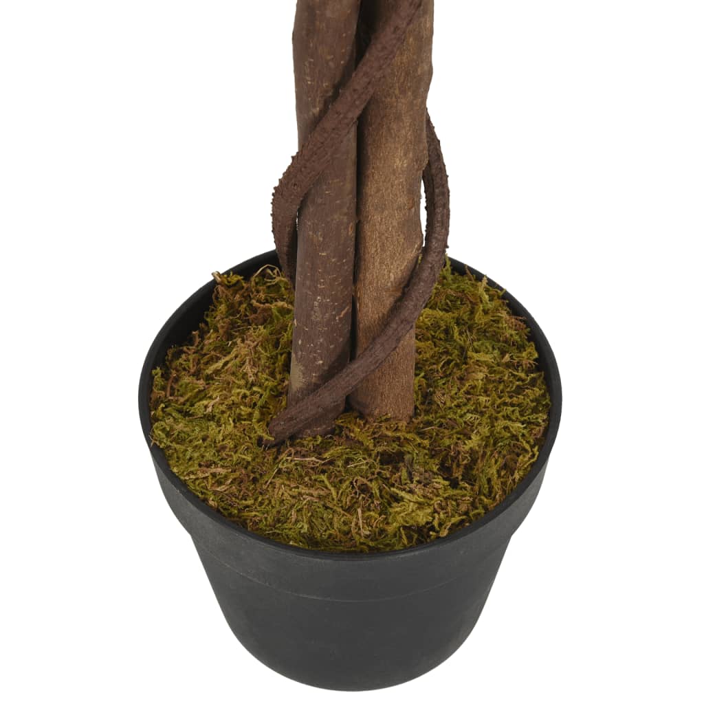 vidaXL Artificial Ficus Tree 756 Leaves 150 cm Green 4