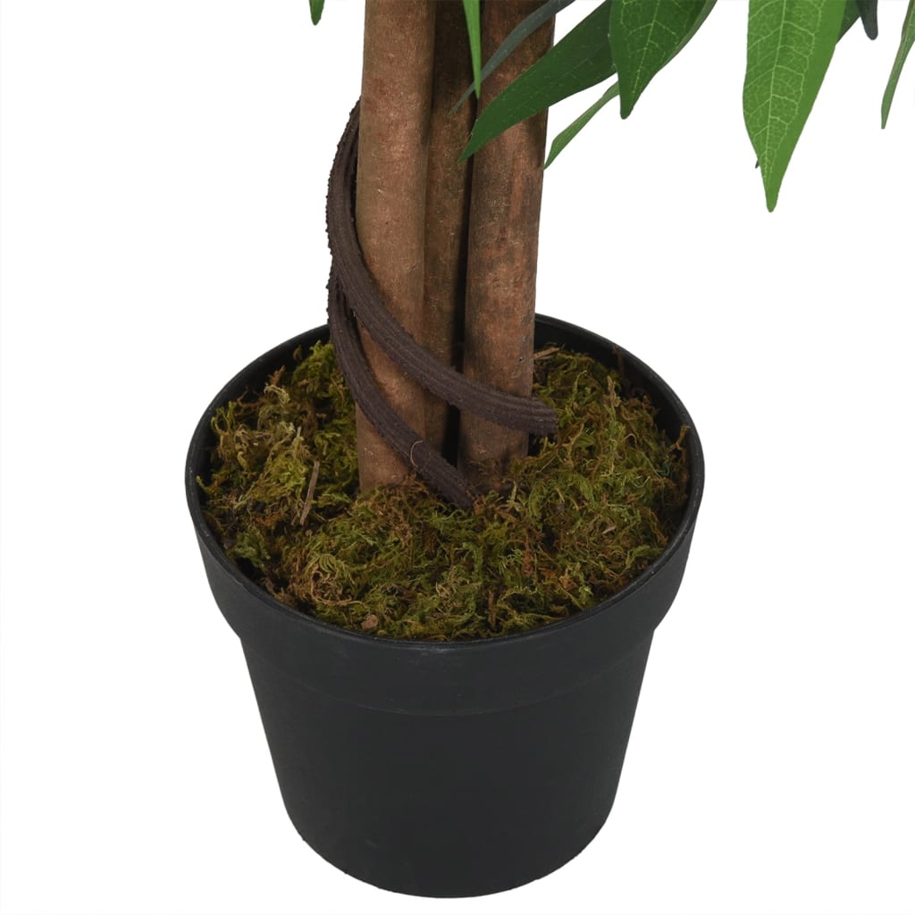 vidaXL Artificial Mango Tree 450 Leaves 120 cm Green 4