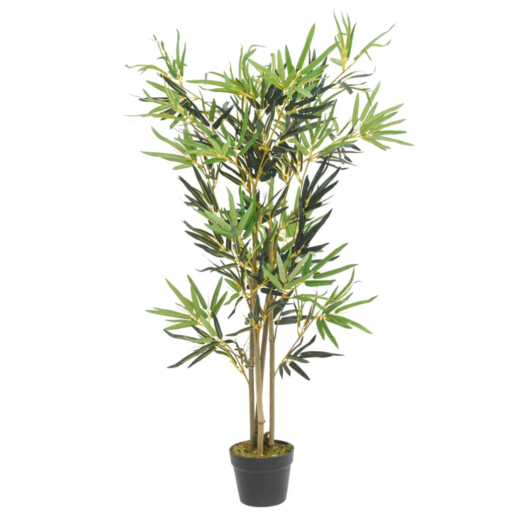 vidaXL Artificial Bamboo Tree 552 Leaves 120 cm Green 1