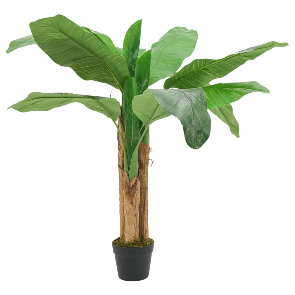 vidaXL Artificial Banana Tree 9 Leaves 120 cm Green 1