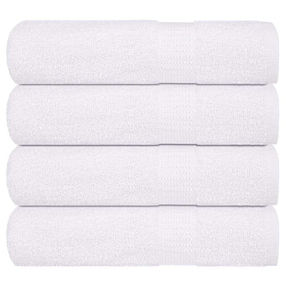 vidaXL Bath Towels "FROGN" 4 pcs White 100x150 cm 360 gsm 1