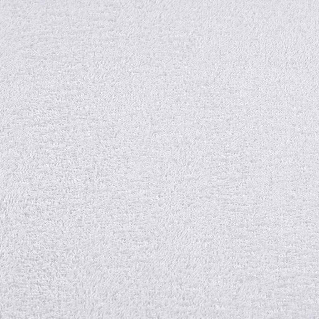vidaXL Bath Towels "FROGN" 4 pcs White 100x150 cm 360 gsm 5