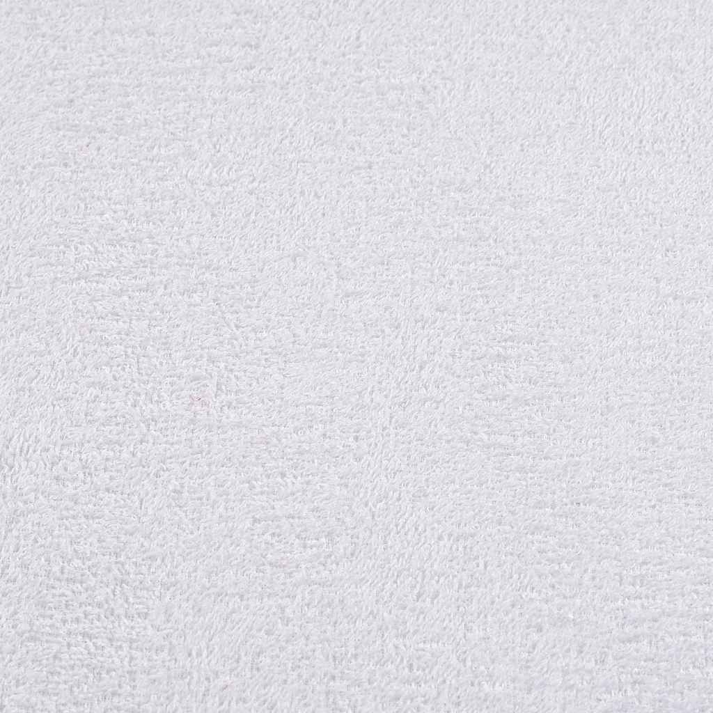 vidaXL Sauna Towels "FROGN" 4 pcs White 80x200 cm 360 gsm 5