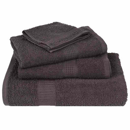 vidaXL Wash Towels "FROGN" 50 pcs Anthracite 30x30 cm 360 gsm 4