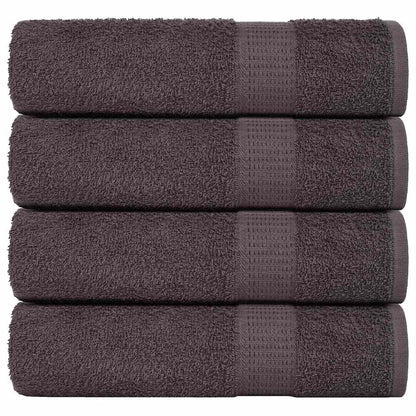 vidaXL Bath Towels "FROGN" 4 pcs Anthracite 100x150 cm 360 gsm 1