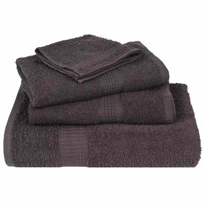 vidaXL Bath Towels "FROGN" 4 pcs Anthracite 100x150 cm 360 gsm 4