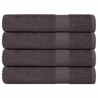 vidaXL Sauna Towels "FROGN" 4 pcs Anthracite 80x200 cm 360 gsm 1