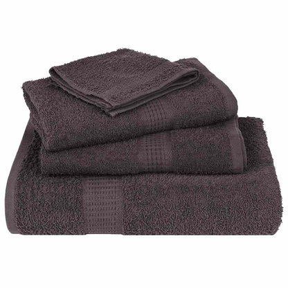 vidaXL Sauna Towels "FROGN" 4 pcs Anthracite 80x200 cm 360 gsm 4