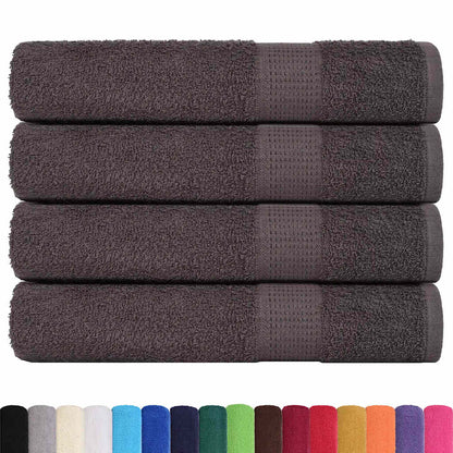 vidaXL Towels "FROGN" 4 pcs Anthracite 100x200 cm 360 gsm 2