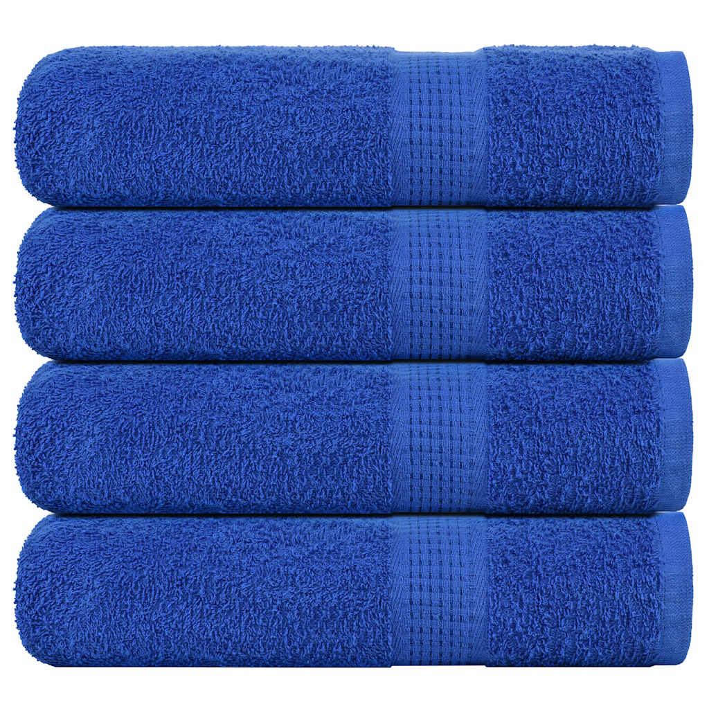 vidaXL Bath Towels "FROGN" 4 pcs Blue 100x150 cm 360 gsm 1