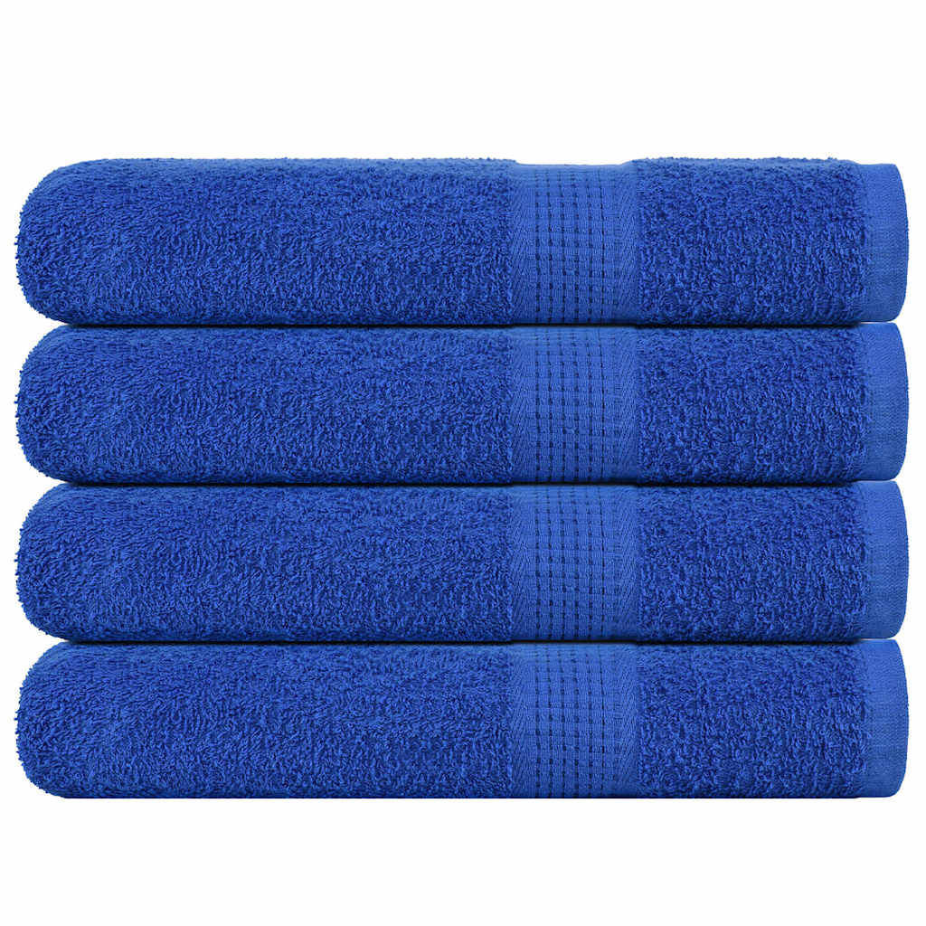 vidaXL Sauna Towels "FROGN" 4 pcs Blue 80x200 cm 360 gsm 1