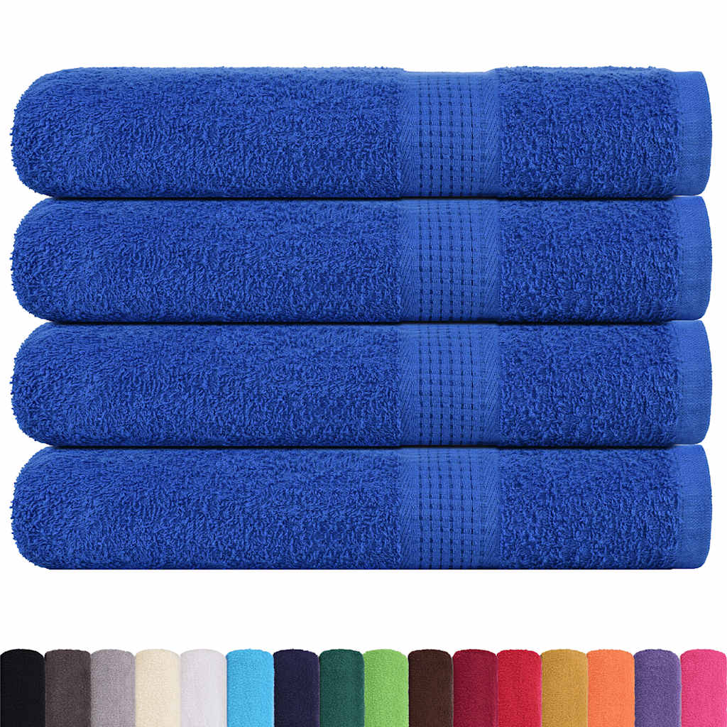 vidaXL Sauna Towels "FROGN" 4 pcs Blue 80x200 cm 360 gsm 2