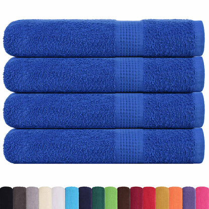 vidaXL Sauna Towels "FROGN" 4 pcs Blue 80x200 cm 360 gsm 2