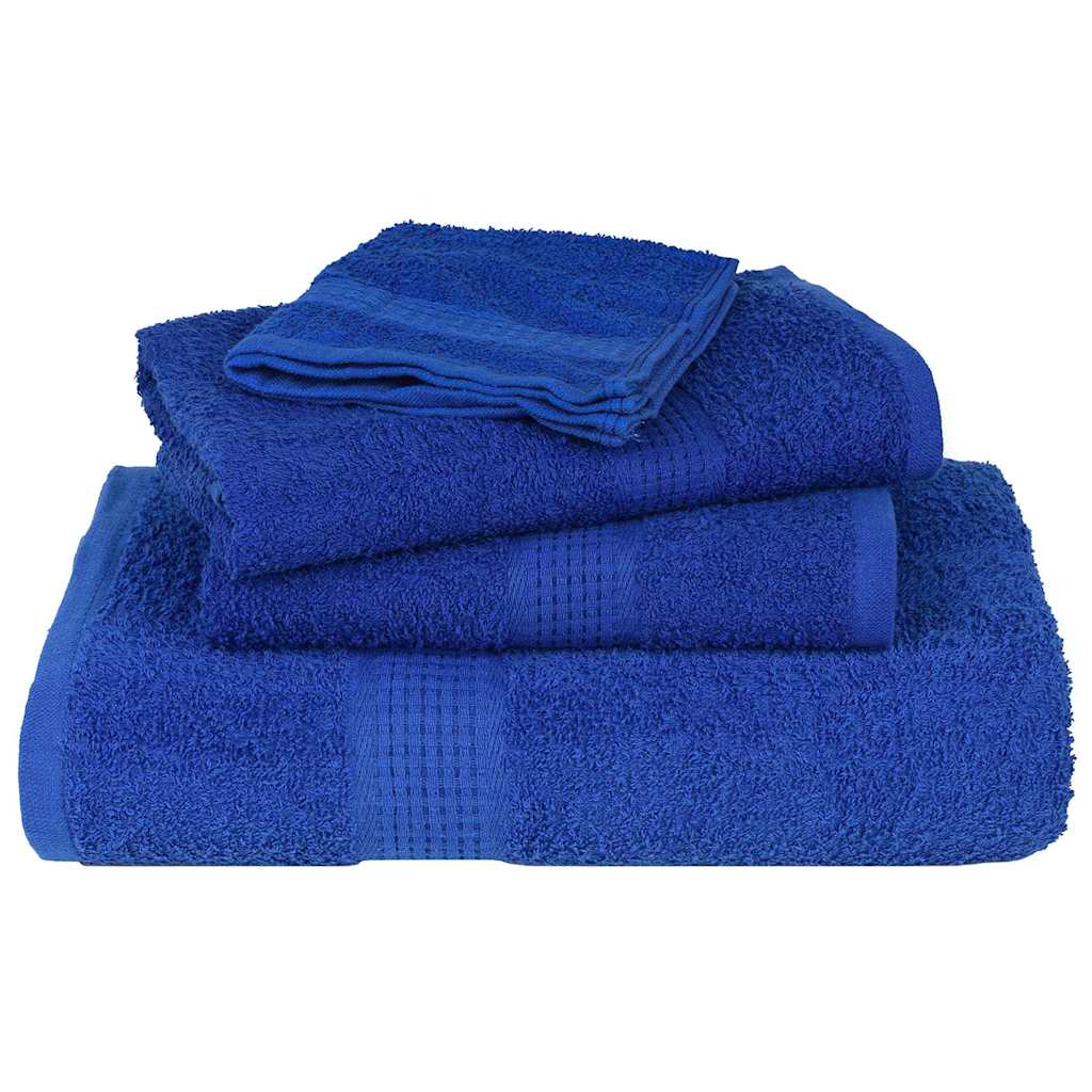 vidaXL Sauna Towels "FROGN" 4 pcs Blue 80x200 cm 360 gsm 4