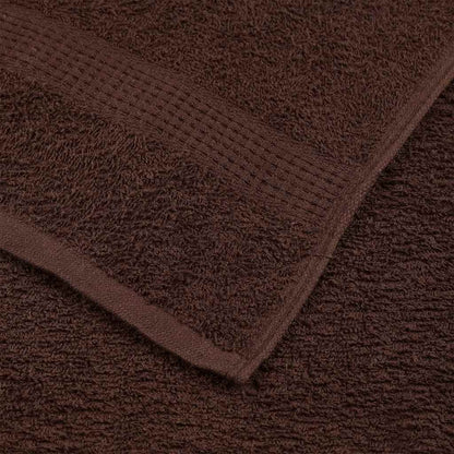 vidaXL Bath Towels "FROGN" 4 pcs Brown 100x150 cm 360 gsm 6