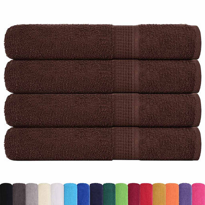 vidaXL Sauna Towels "FROGN" 4 pcs Brown 80x200 cm 360 gsm 2