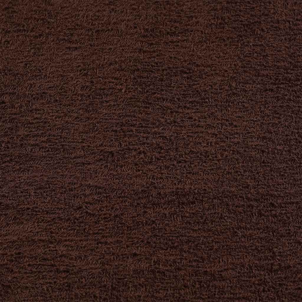 vidaXL Sauna Towels "FROGN" 4 pcs Brown 80x200 cm 360 gsm 5