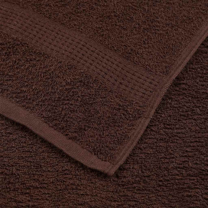 vidaXL Sauna Towels "FROGN" 4 pcs Brown 80x200 cm 360 gsm 6