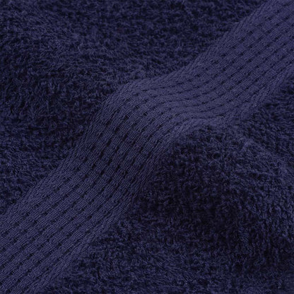 vidaXL Towels "FROGN" 4 pcs Navy Blue 100x200 cm 360 gsm 6