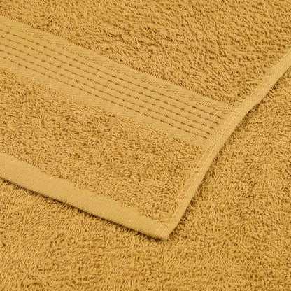 vidaXL Sauna Towels "FROGN" 4 pcs Gold 80x200 cm 360 gsm 6