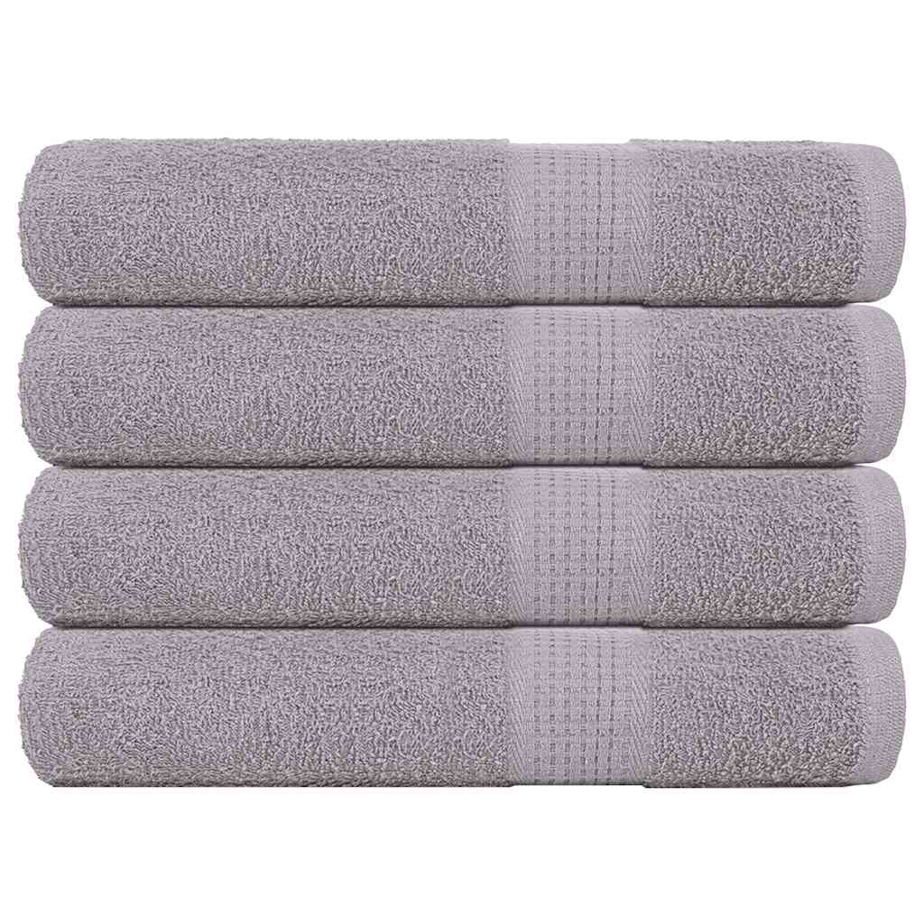 vidaXL Sauna Towels "FROGN" 4 pcs Grey 80x200 cm 360 gsm 1